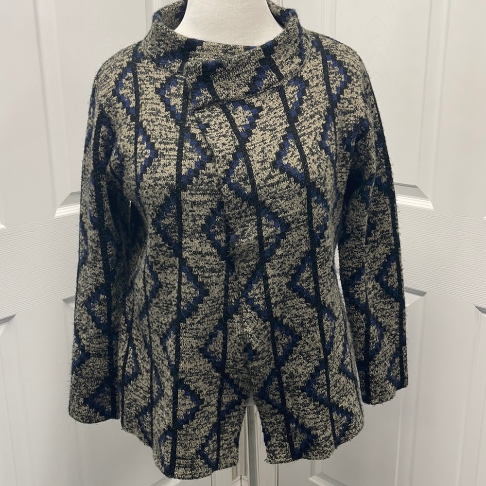 Nicole Sabbattini Open Front Cardigan Sweater Medium